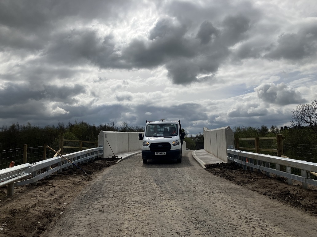 Thornton Road bridge reopens in East Kilbride Scottish Construction Now